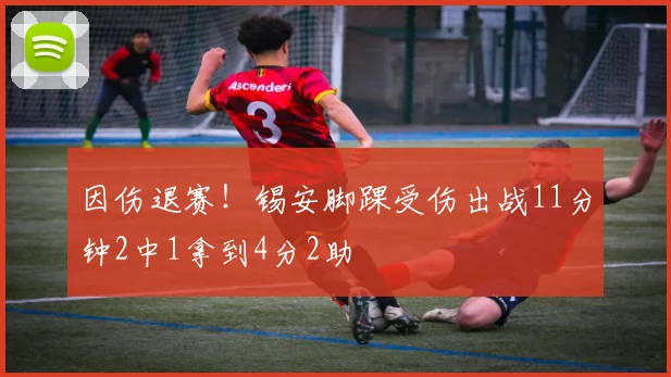 因伤退赛！锡安脚踝受伤出战11分钟2中1拿到4分2助